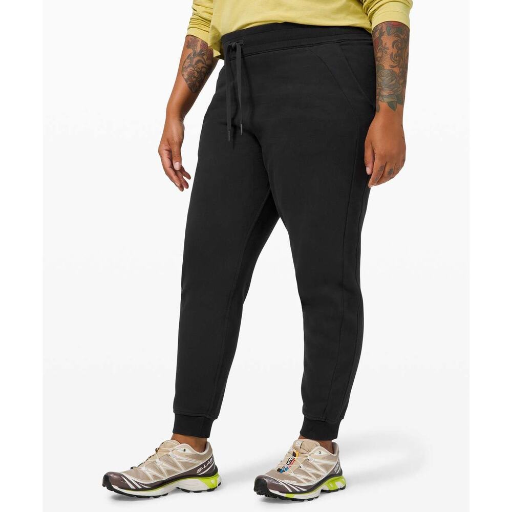 Lululemon Scuba High-Rise Jogger Fleece 28", Black, Size 14